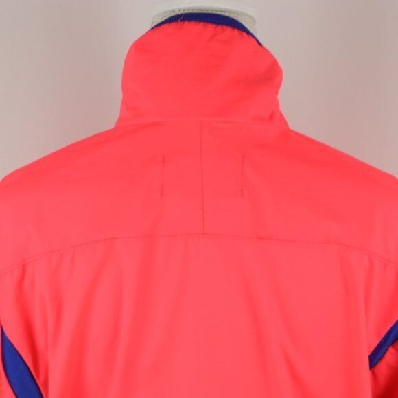 Lowe Alpine Women's Small Neon Orange & Blue Full Zip Windbreaker Jacket - Picture 4 of 10